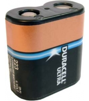 DURACELL® Lithium-Batterie CRP-2, (223) 6V,  100 Stück lose im Karton